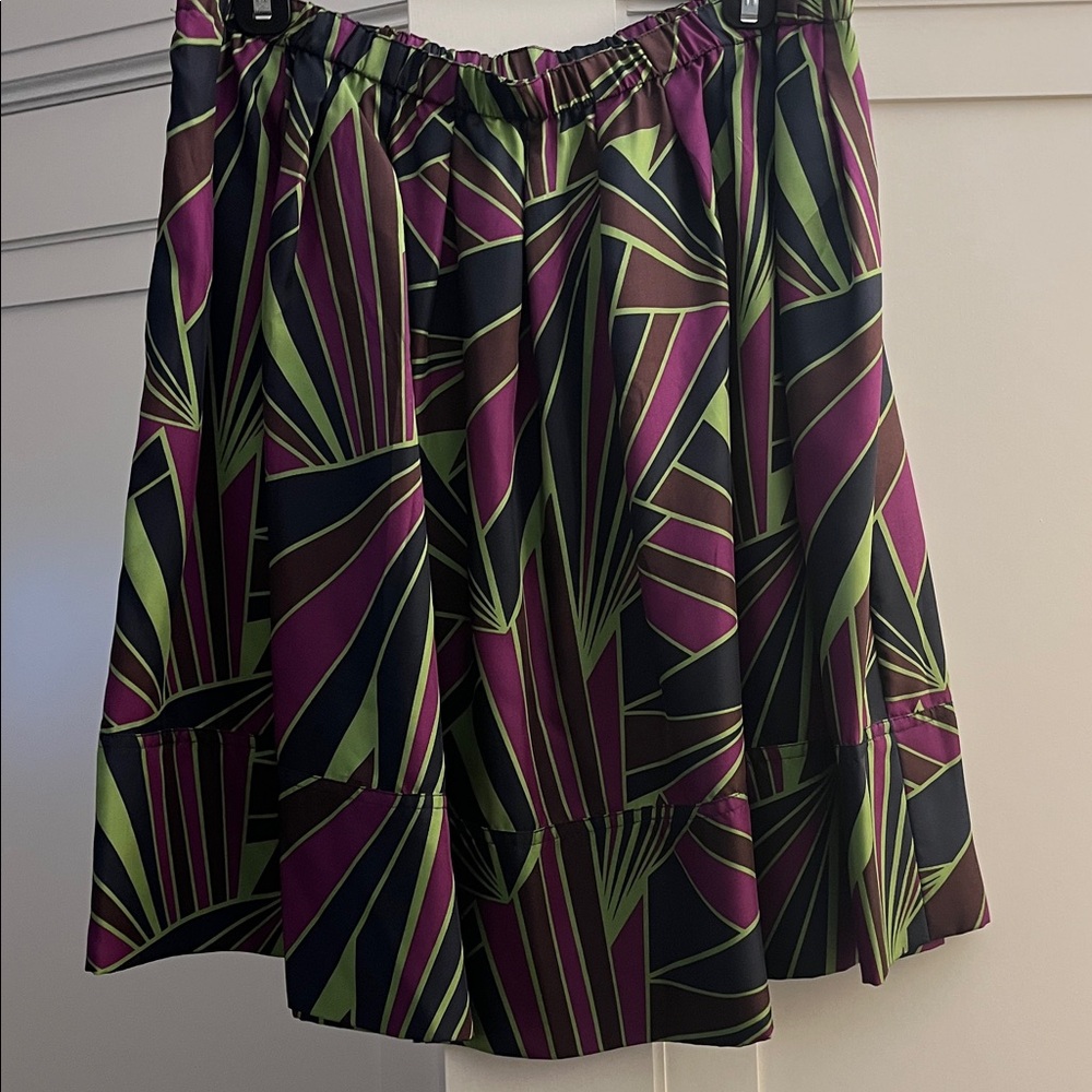 DKNY silk mini skirt